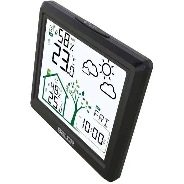 Метеостанция BALDR B0389WST2H2 Black - B0389WST2H2-BLACK - фото 5