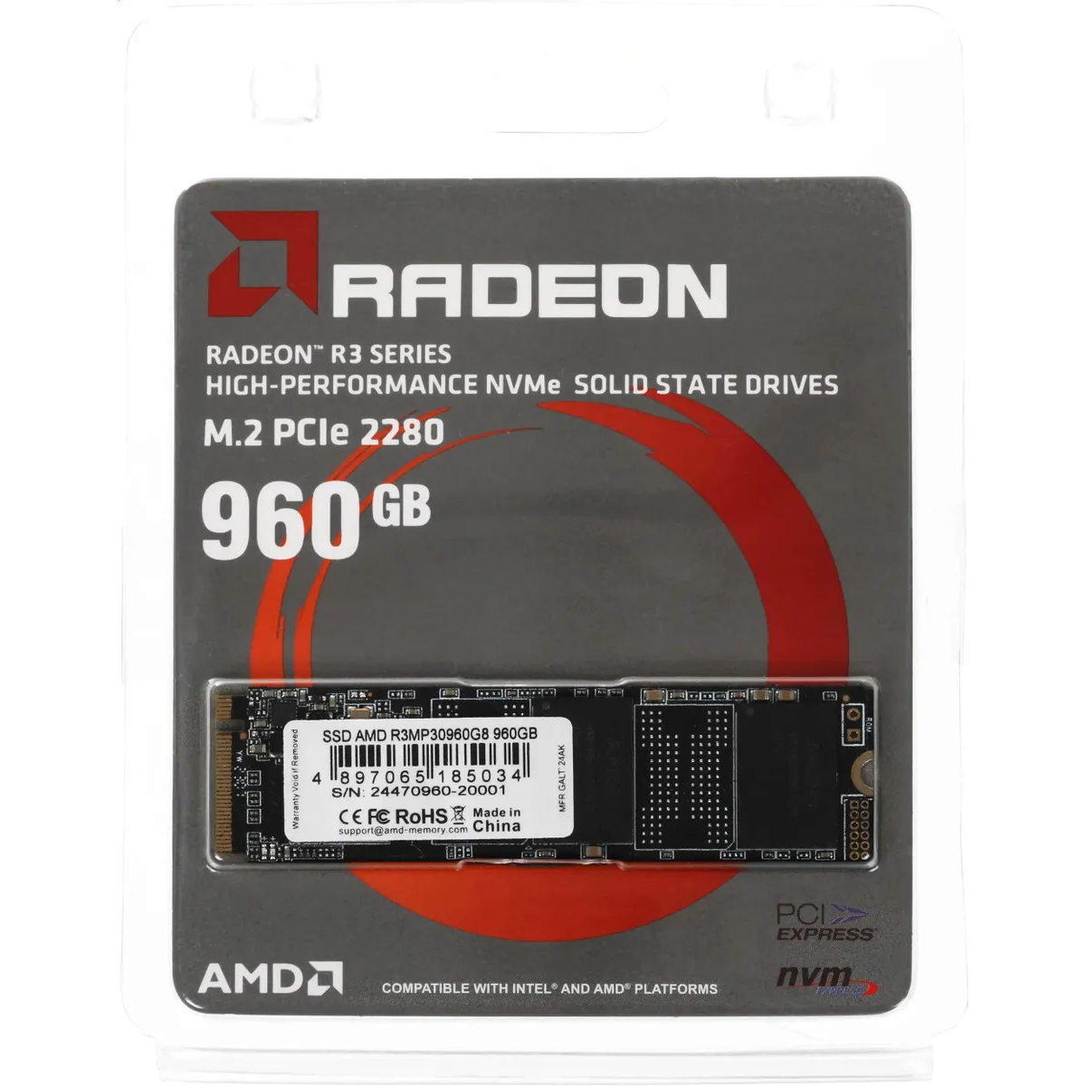 Накопитель SSD 960Gb AMD R3 Series (R3MP30960G8) - фото 3