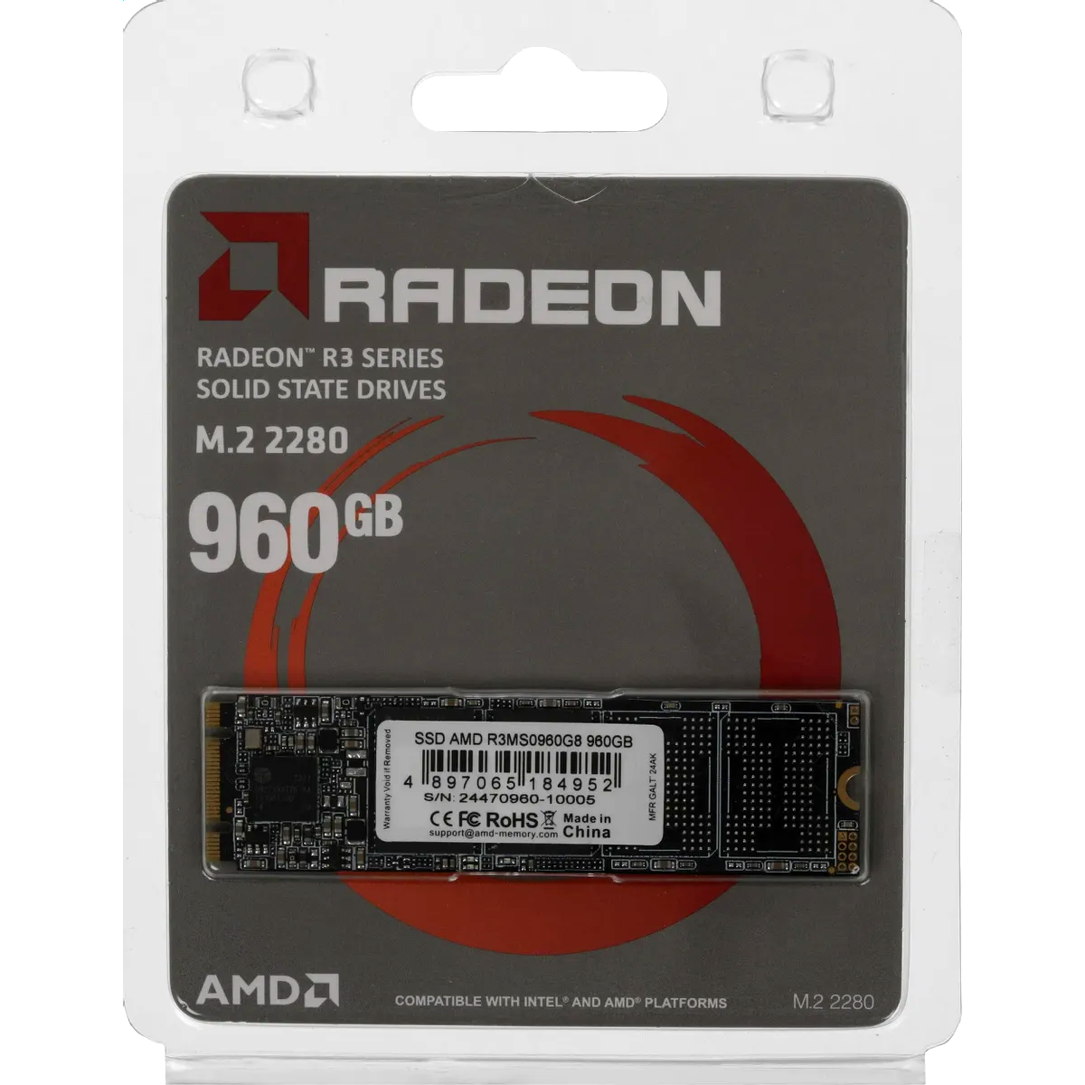 Накопитель SSD 960GB AMD R3 Series (R3MS0960G8) - фото 3