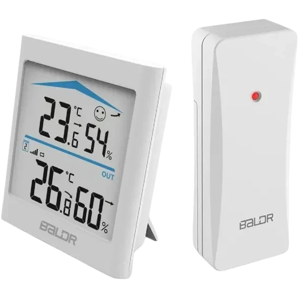 Термометр BALDR B0135T2H2 White - B0135T2H2-WHITE - фото 2