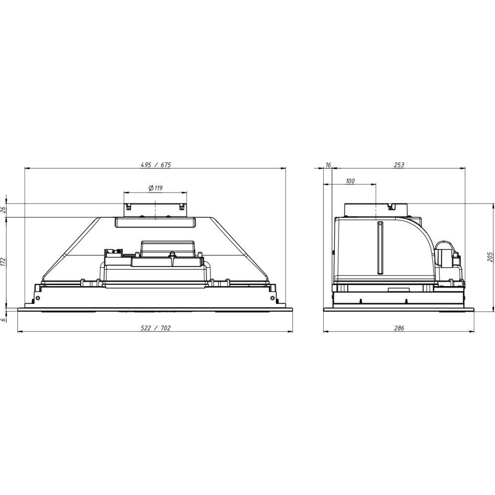 Вытяжка Elikor Breeze 52Н-450-П3Д Stainless Steel - 162282 - фото 4