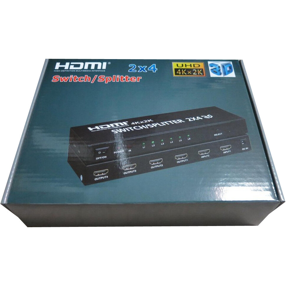 Переключатель HDMI Orient HSP0204HN-2.0 - фото 5