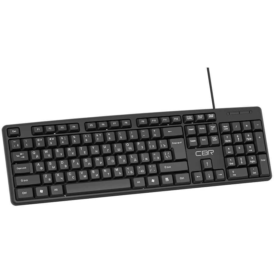 Клавиатура CBR KB-100 Black - CBR KB 100 - фото 2