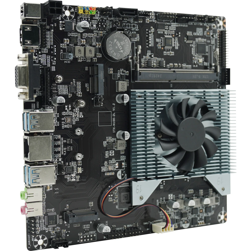 Материнская плата AFOX AFMIN100-1L-V2 + Intel N100 onboard - фото 2