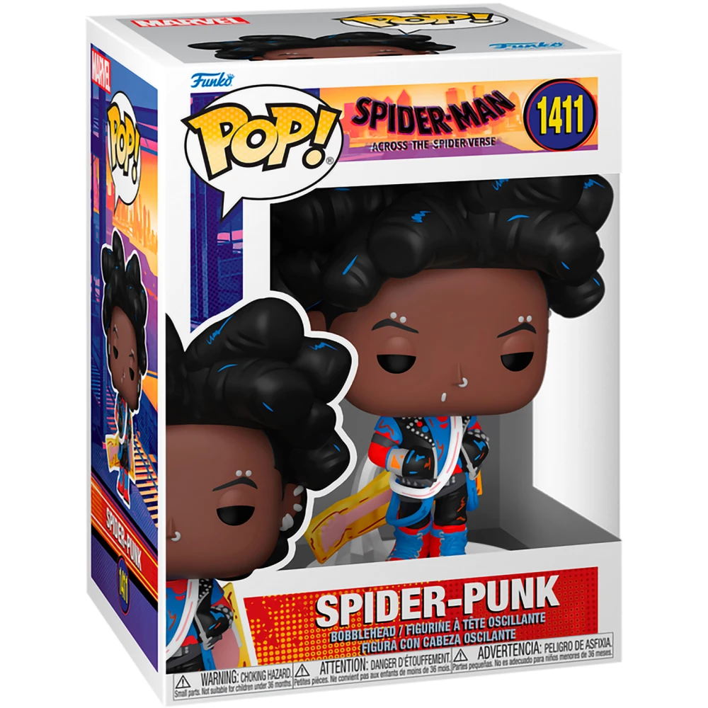 Фигурка Funko POP! Bobble Marvel Spider-Man ATSV S2 Spider-Punk - 82649 - фото 2