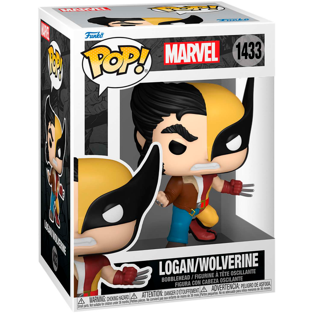 Фигурка Funko POP! Bobble Marvel Split Logan/Wolverine - 80893 - фото 2