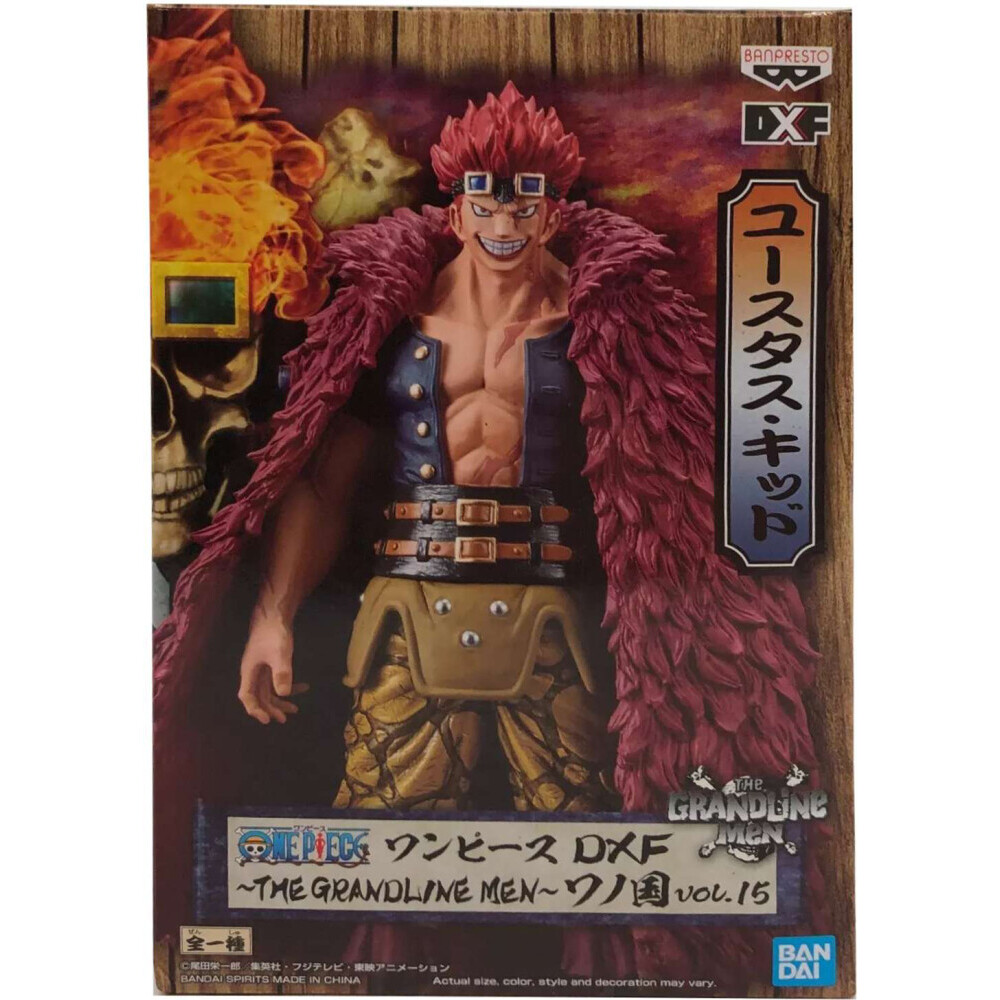 Фигурка Banpresto One Piece DXF Grandline Eustass Kid Men Wanokuni vol.15 - 179798 - фото 2