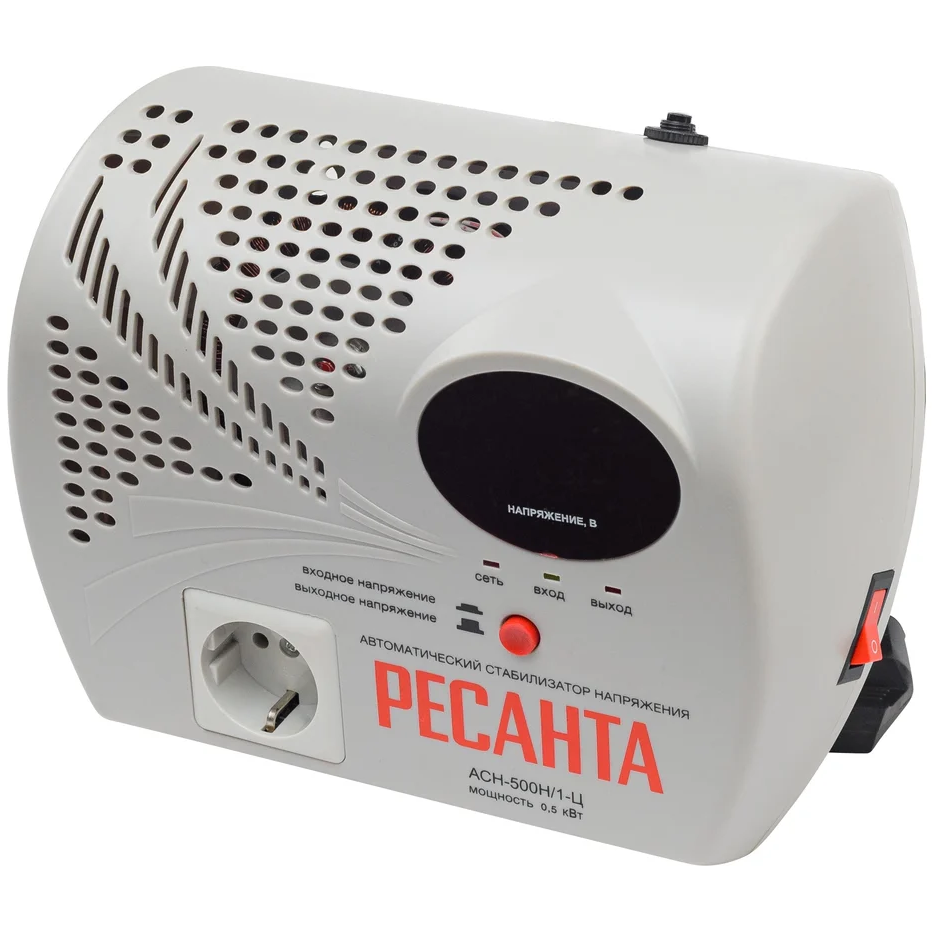 Стабилизатор напряжения Ресанта АСН-500 Н/1-Ц - 63/6/9 - фото 2