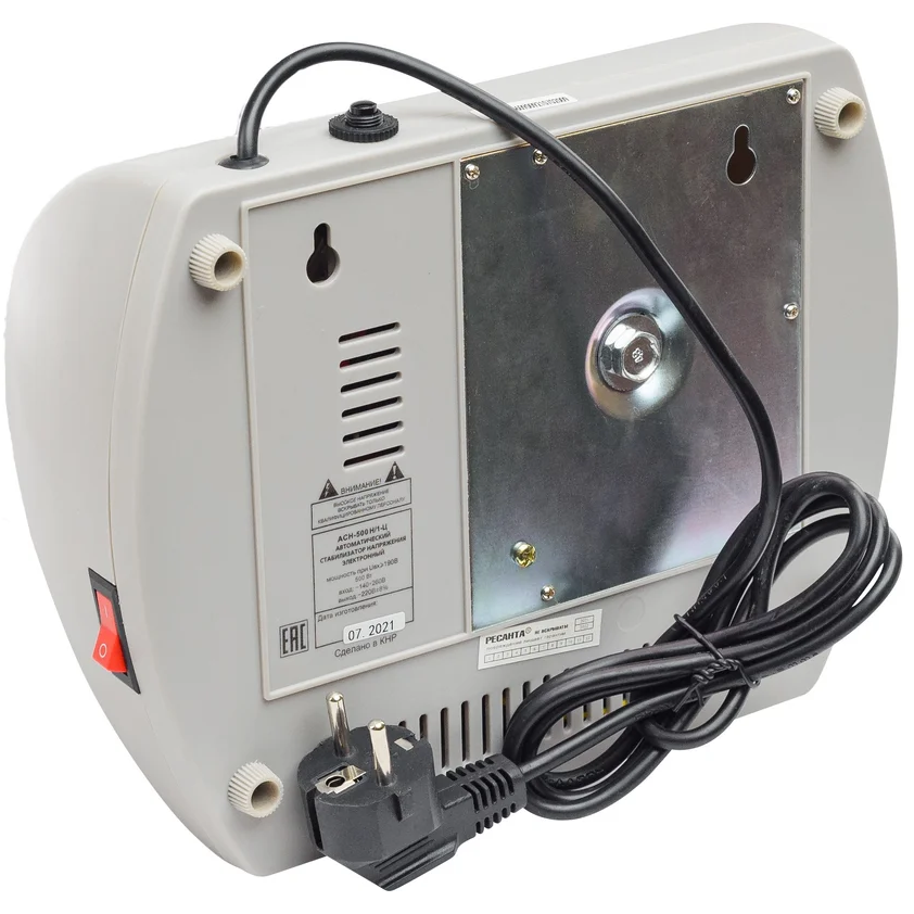 Стабилизатор напряжения Ресанта АСН-500 Н/1-Ц - 63/6/9 - фото 6