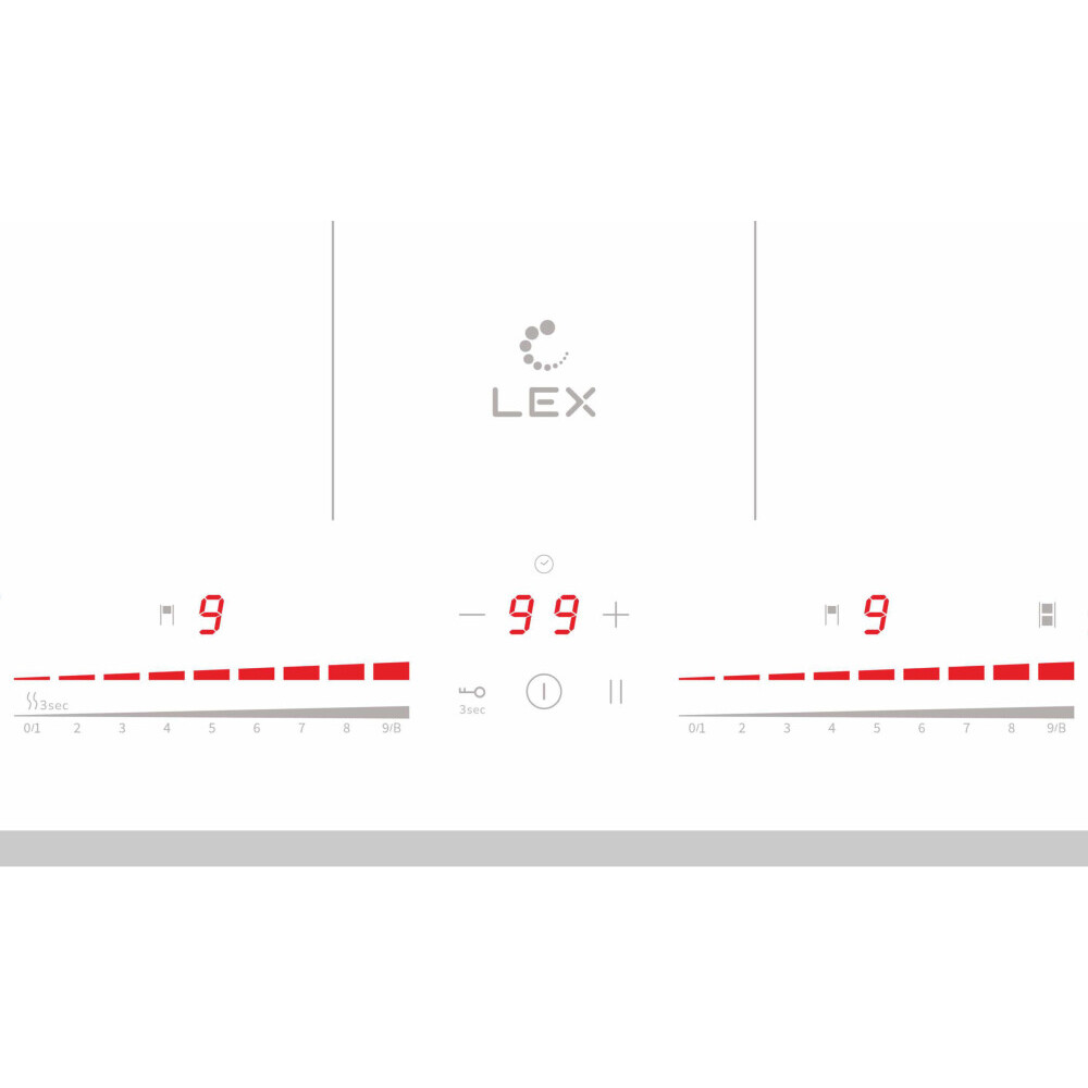Индукционная варочная панель LEX EVI 641C WH - CHPE000051 - фото 2