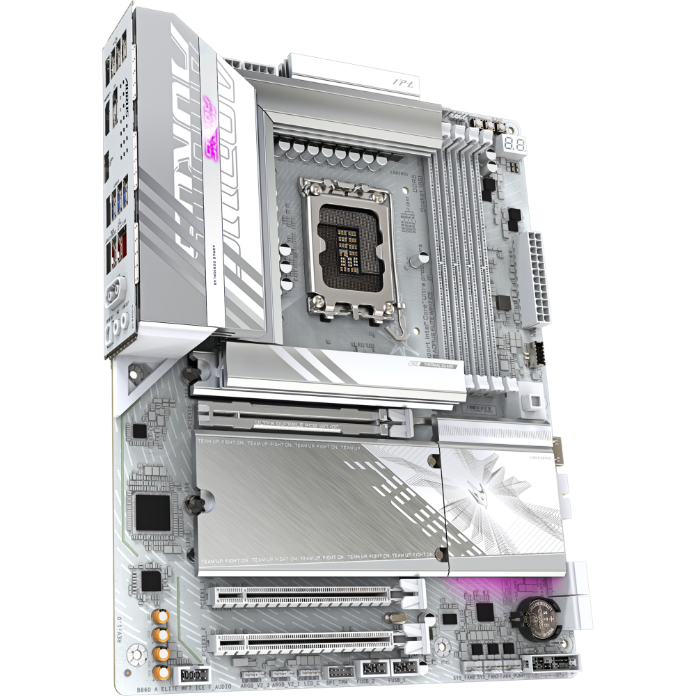 Материнская плата Gigabyte B860 AORUS ELITE WIFI7 ICE - фото 2