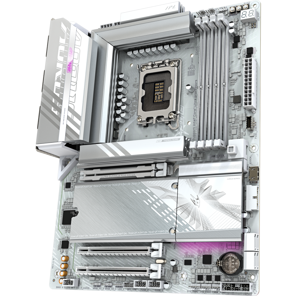 Материнская плата Gigabyte B860 AORUS ELITE WIFI7 ICE - фото 3