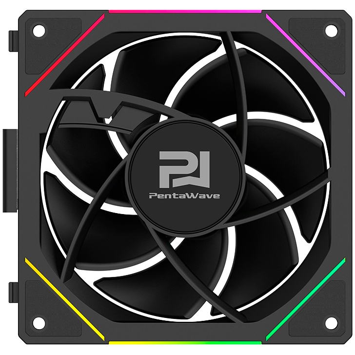 Вентилятор для корпуса PentaWave PF-U12BS (3 шт.) - PF-U12BS PWM 3in1 - фото 5