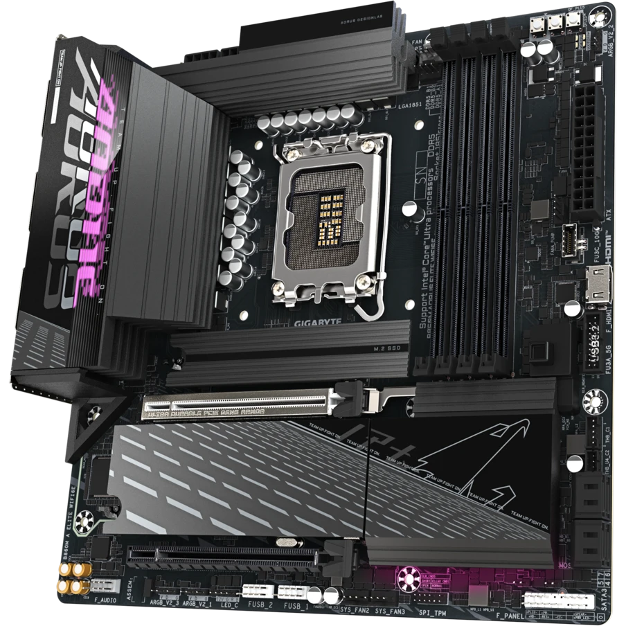 Материнская плата Gigabyte B860M AORUS ELITE WIFI6E - фото 2
