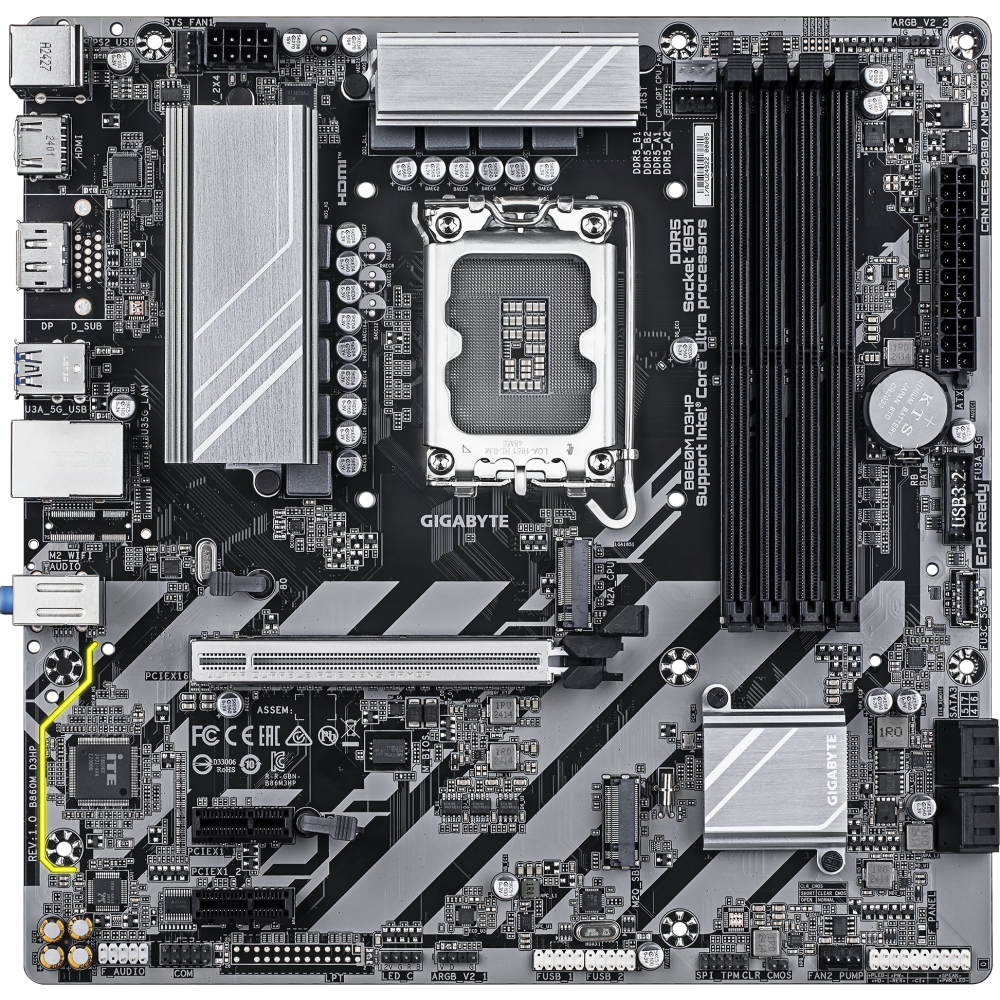 ПК Intel Core Ultra 5 225F / NVIDIA RTX 5060 / 16 ГБ / SSD 512 ГБ