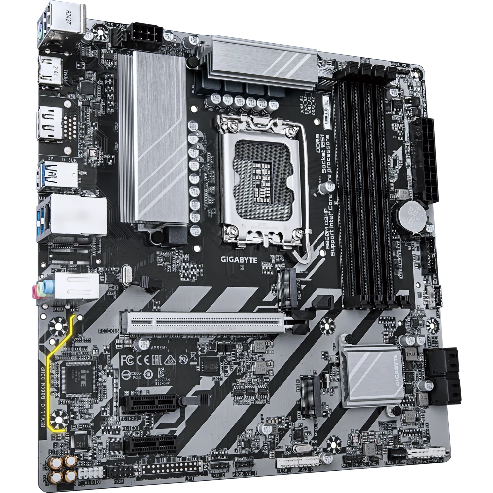 Материнская плата Gigabyte B860M D3HP - фото 2