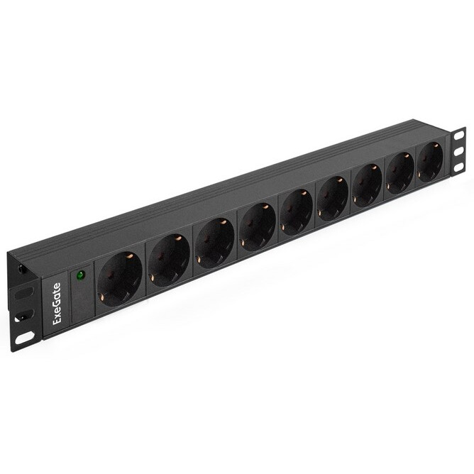 Блок розеток ExeGate PDU-19H901 Al-9S-C14