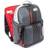 Рюкзак для ноутбука Piquadro 15.6" Fast-Check Backpack Grey/Red (CA4550UB00BM/GRN)