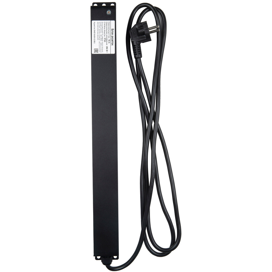 Блок розеток Hyperline SHE19-9SH-2.5EU - фото 3