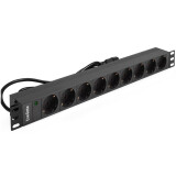 Блок розеток ExeGate PDU-19H906 Al-9S-C14-2.5 (EX280852RUS)