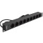 Блок розеток ExeGate PDU-19H906 Al-9S-C14-2.5 - EX280852RUS