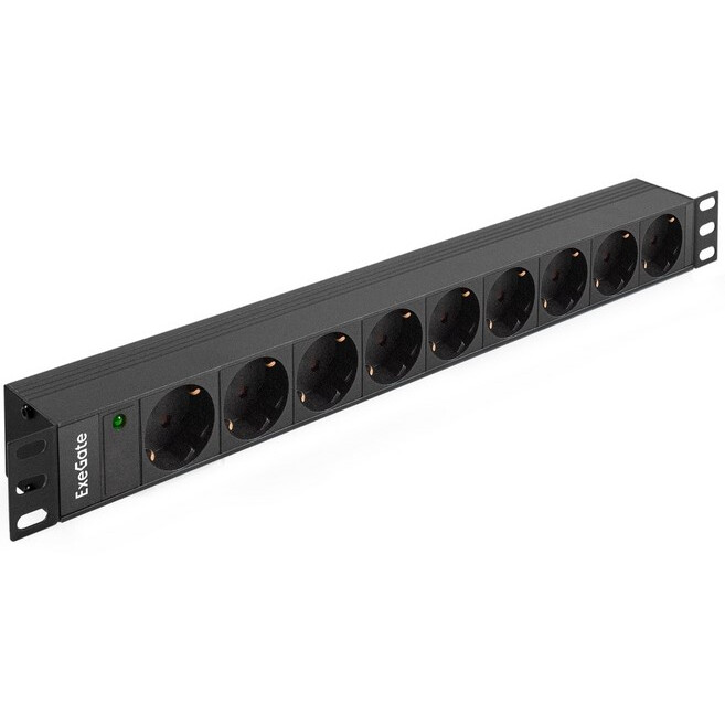 Блок розеток ExeGate PDU-19H907 Al-9S-C20