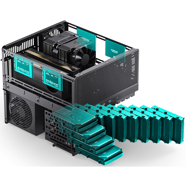 Корпус Jonsbo N5 Black - N5 BLACK - фото 8