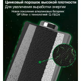 Батарейка GP 24A Ultra Plus Alkaline (AAA, 4 шт.) (24AUPA21-2CRSB4)