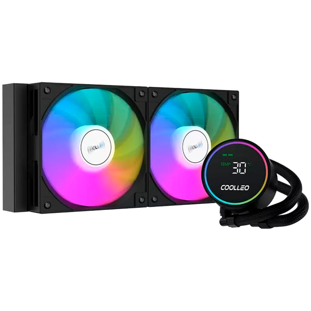 Система жидкостного охлаждения Coolleo ICE Fairy DIG 240 LITE BK