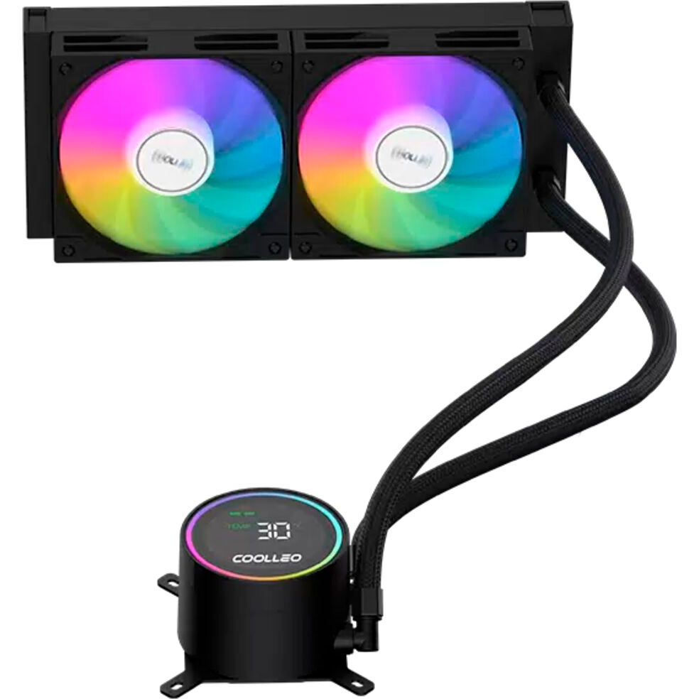 Система жидкостного охлаждения Coolleo ICE Fairy DIG 240 LITE BK - DIG-240-LITE-BK - фото 2
