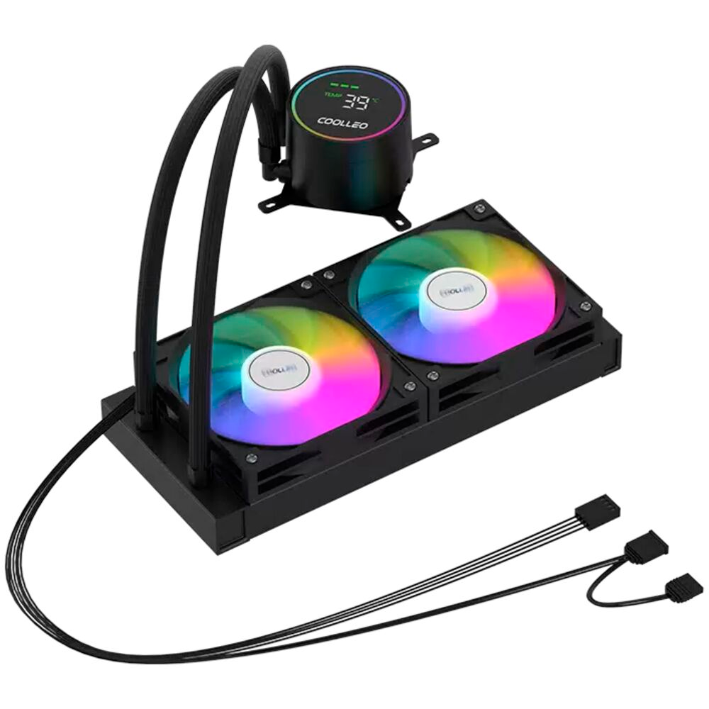 Система жидкостного охлаждения Coolleo ICE Fairy DIG 240 LITE BK - DIG-240-LITE-BK - фото 3