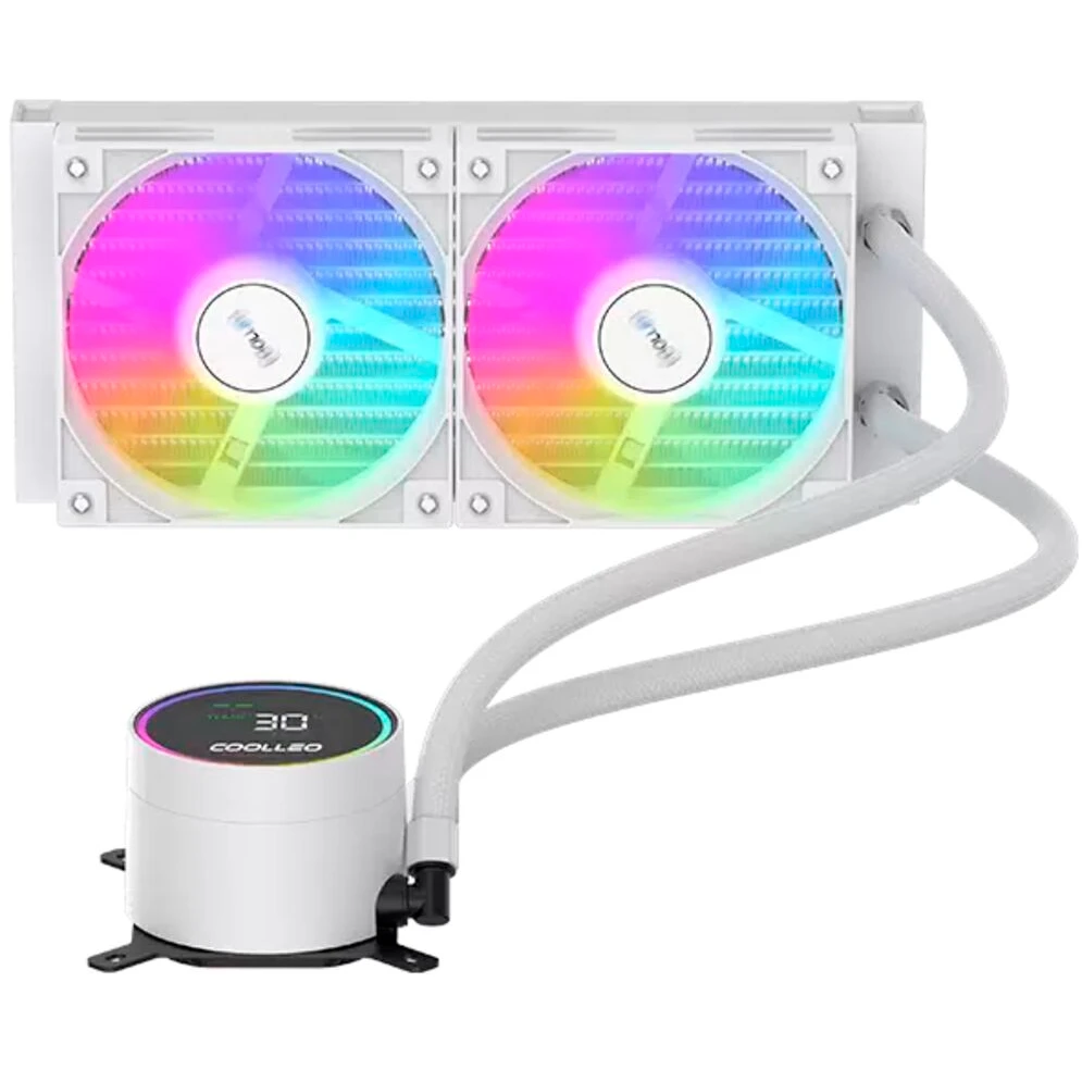 Система жидкостного охлаждения Coolleo ICE Fairy DIG 240 LITE WH - DIG-240-LITE-WH - фото 2