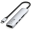 Док-станция Satechi 6-in-1 USB-C Slim Multiport Adapter Silver - ST-P6SS - фото 3