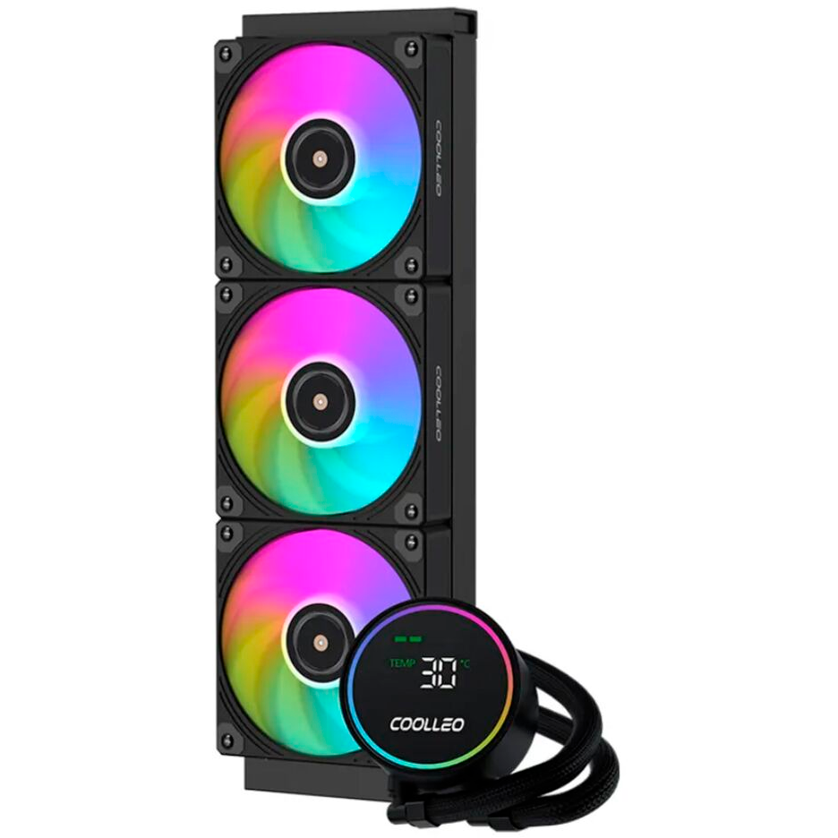 Система жидкостного охлаждения Coolleo ICE Fairy DIG 360 BK - DIG-360-BK - фото 3