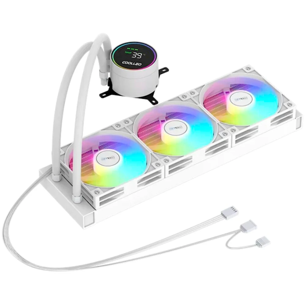 Система жидкостного охлаждения Coolleo ICE Fairy DIG 360 LITE WH - DIG-360-LITE-WH - фото 2