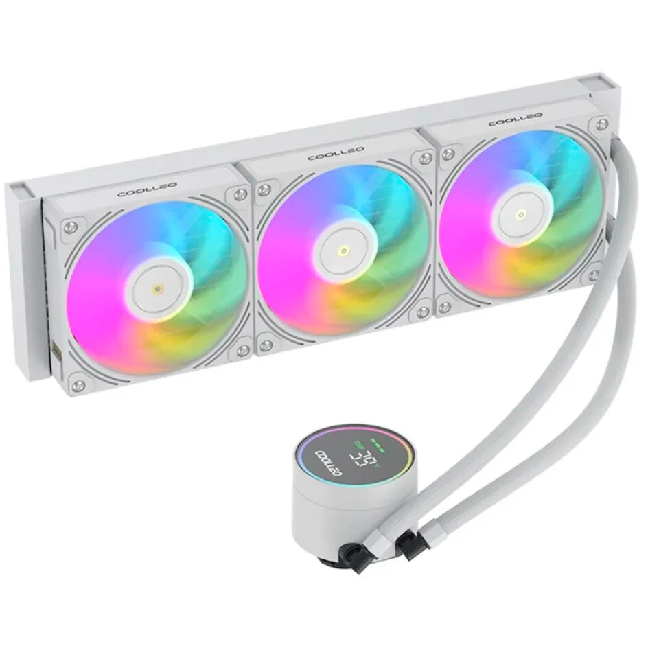 Система жидкостного охлаждения Coolleo ICE Fairy DIG 360 WH - DIG-360-WH - фото 2