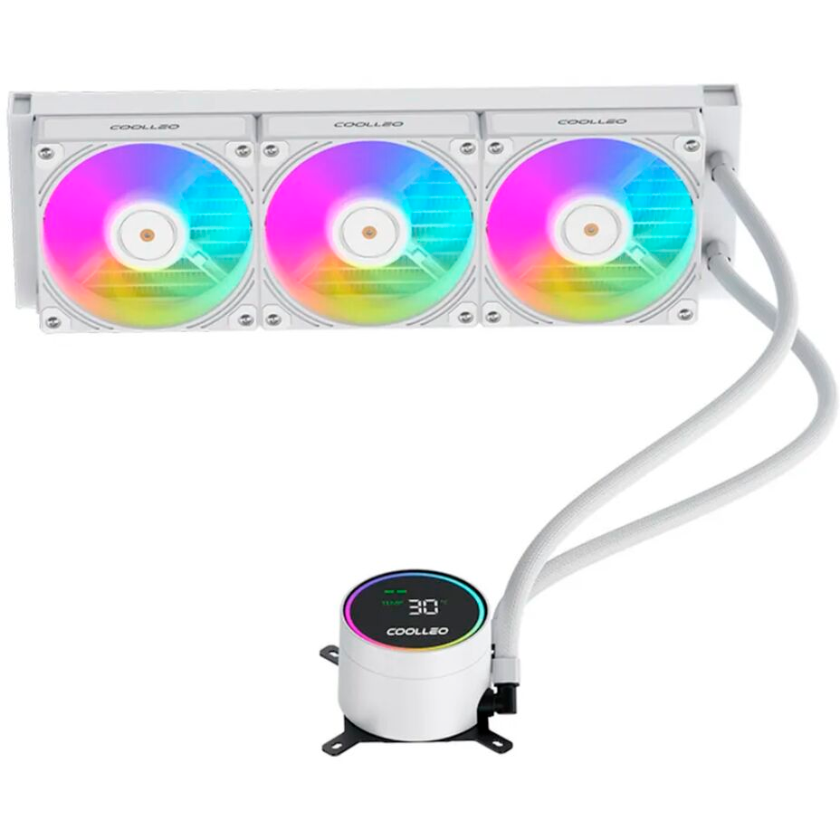 Система жидкостного охлаждения Coolleo ICE Fairy DIG 360 WH - DIG-360-WH - фото 4