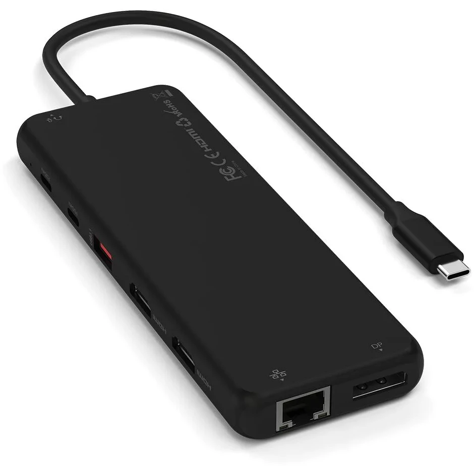 Док-станция Satechi 13-in-1 USB-C Triple Display Multiport Adapter Black - ST-P3D13K