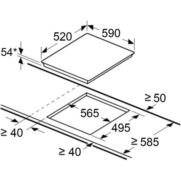 Индукционная варочная панель MAUNFELD CVI594SBG Inverter - КА-00022418 - фото 6