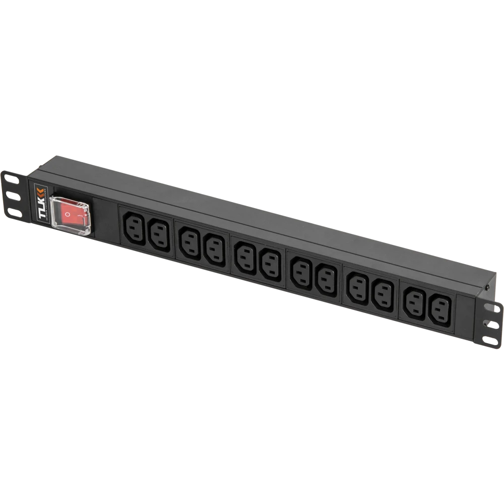 Блок розеток TLK TLK-RSA12-MTF-01-BK