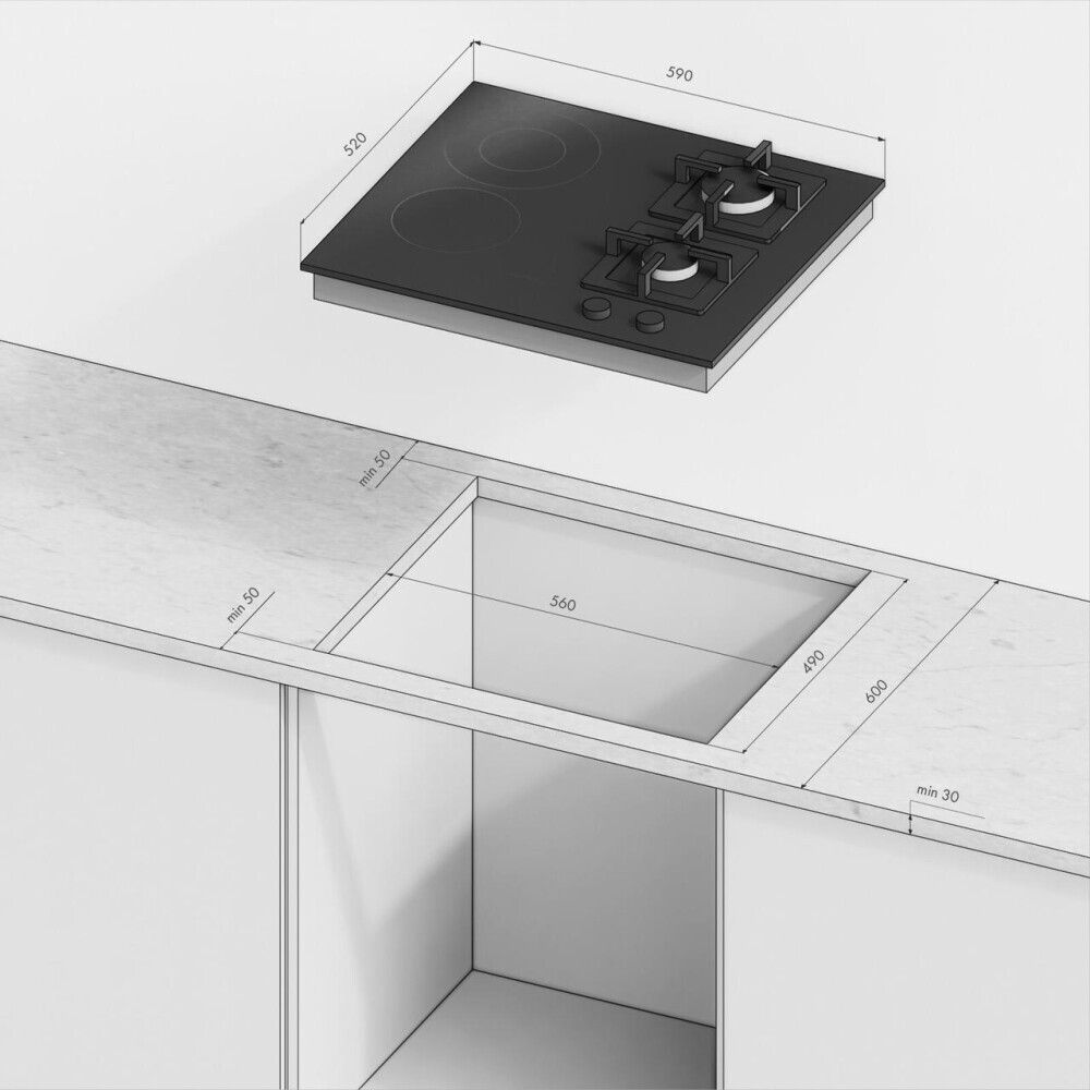 Комбинированная варочная панель Kuppersberg EGS 600 - фото 5