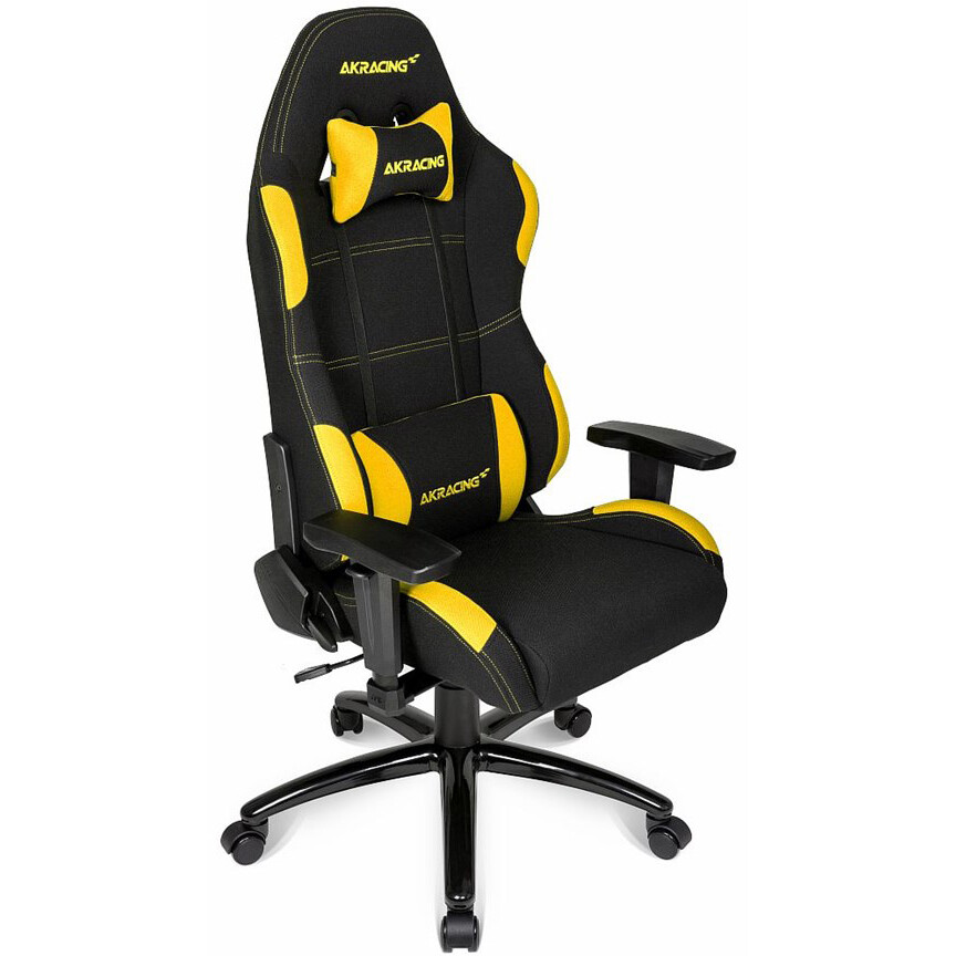 Игровое кресло AKRacing K7012 Black/Yellow - AK-K7012-BY - фото 6