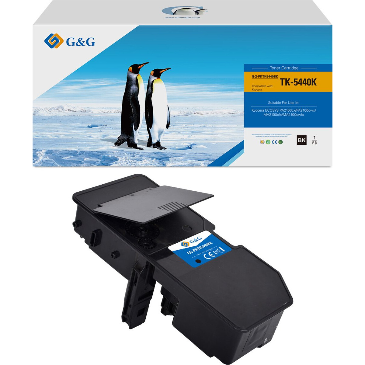 Картридж G&G GG-TK5440BK Black