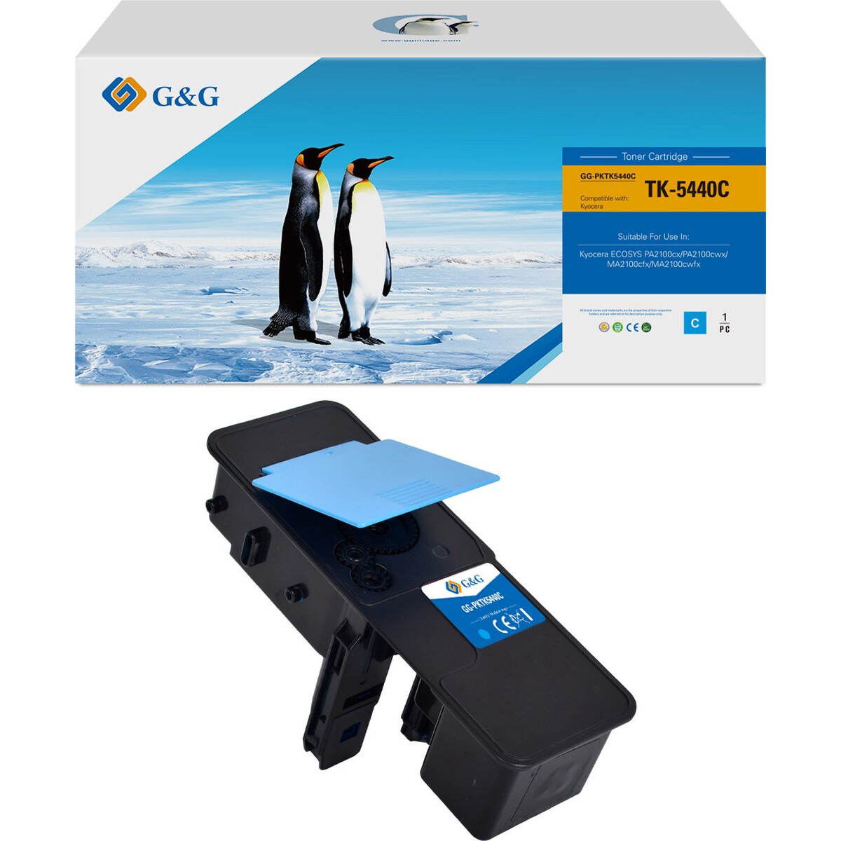 Картридж G&G GG-TK5440C Cyan
