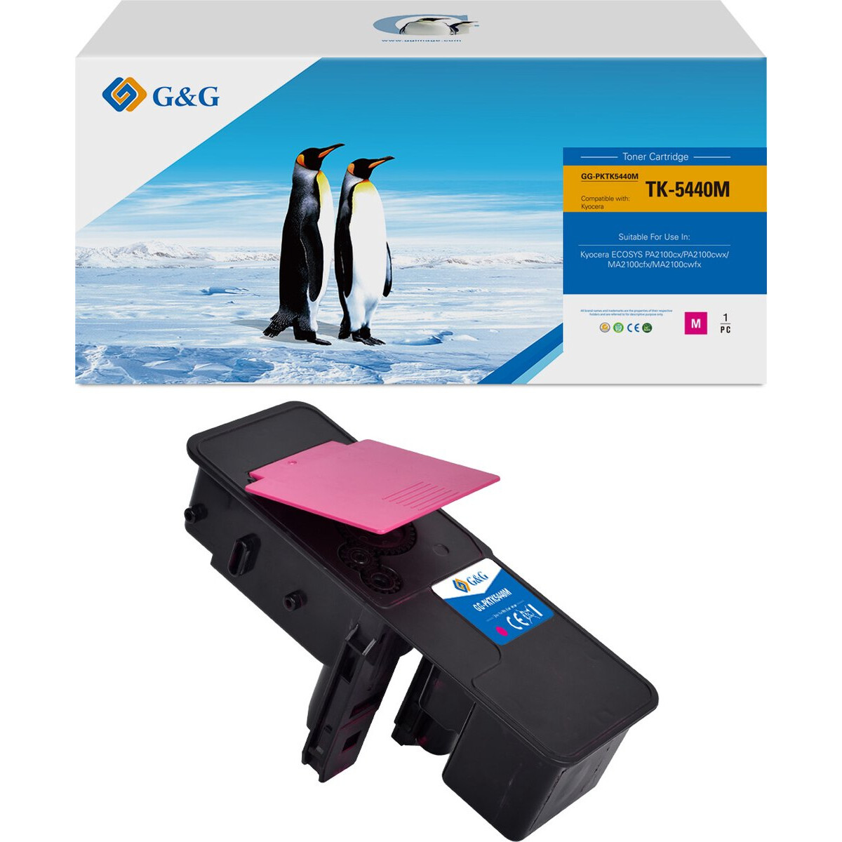 Картридж G&G GG-TK5440M Magenta