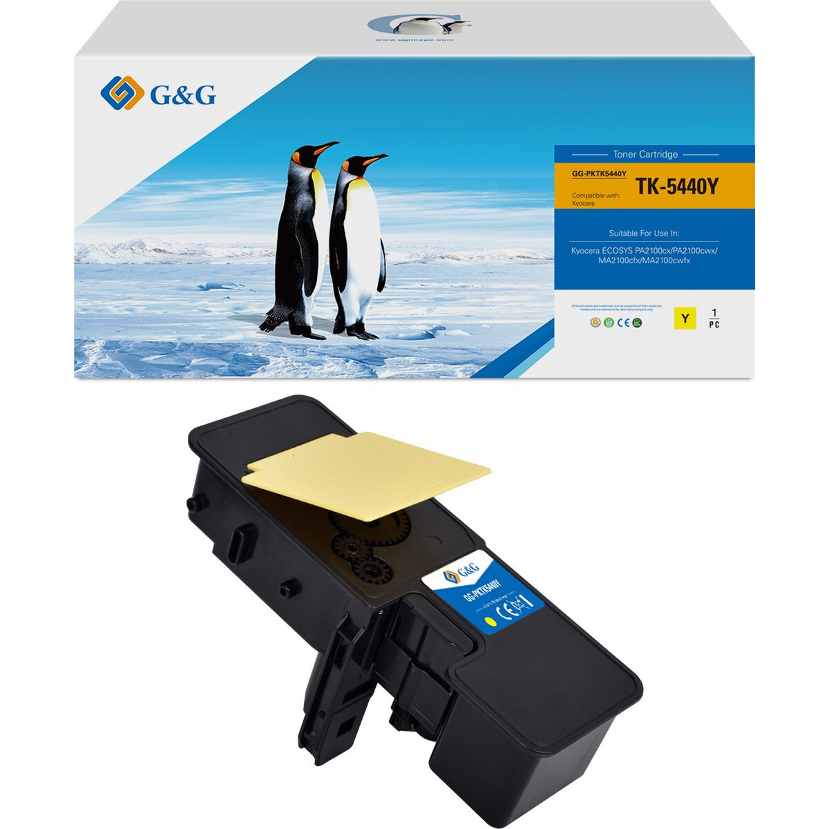 Картридж G&G GG-TK5440Y Yellow