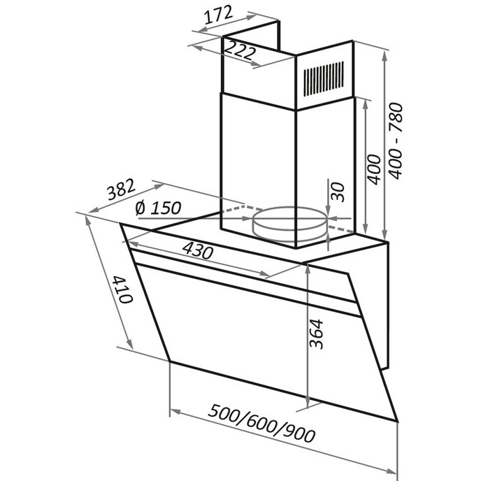 Вытяжка MAUNFELD Medway 60 White - УТ000010889 - фото 13
