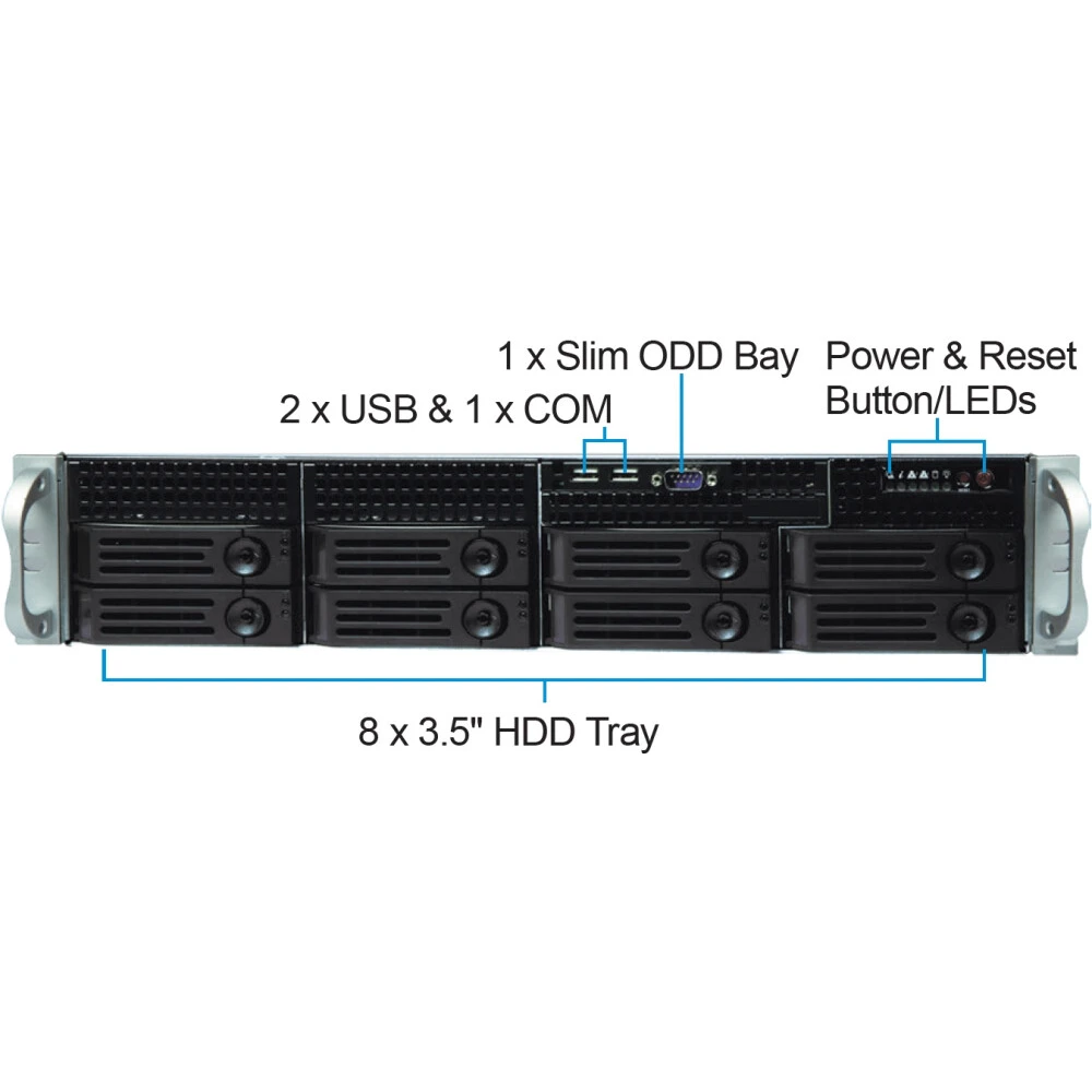 Серверный корпус Ablecom CS-R25-41P - фото 2