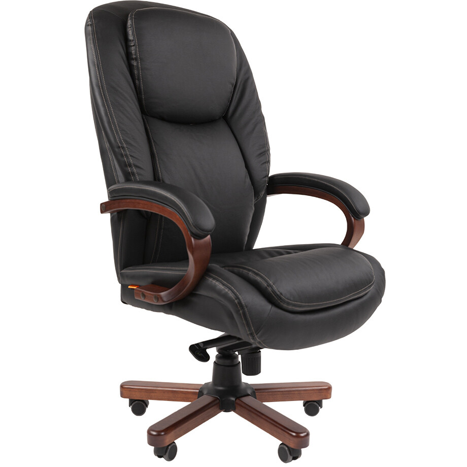 Офисное кресло Chairman 408 Black/Brown