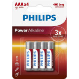 Батарейка Philips Power Alkaline (AAA, 4 шт.) (Б0062736)